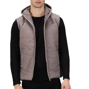 Chaleco Acolchado Casual de Invierno para Hombre, con Logotipo Personalizado, Impermeable, Transpirable, con Capucha y Diseño sin Mangas - Product Image 1