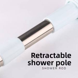 Heavy duty shower rod, <b>Tension</b> rod, Clothing hanging rod - Product Image 3