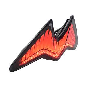 Pièces de moto Lentille de fumée Feux arrière LED avec clignotant pour RS660 2021-2023 - Product Image 3