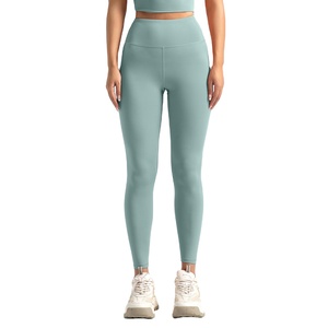Leggings de yoga taille haute personnalisés avec logo imprimé, fabriqués en usine, meilleur design, collants de sport sans couture pour femmes, vente en gros - Product Image 5