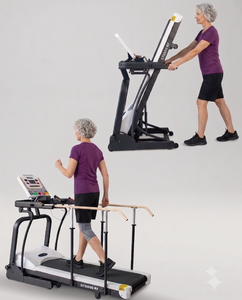 Caminadora Plegable Multifuncional para Rehabilitación y Ejercicio en Casa, Equipo Médico para Caminar en Interiores para Personas Mayores - Product Image 1