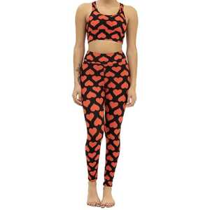 Conjunto de yoga al por mayor, diseño por sublimación, crea tu propio conjunto de yoga para mujer, ropa deportiva para gimnasio, conjunto de yoga para mujer de nuevo estilo, conjunto de yoga para mujer en venta - Product Image 3