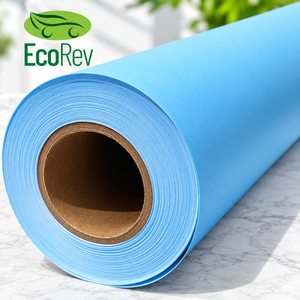 EcoRev <b>Blue</b> Biodegradable <b>Paper</b> <b>Roll</b> 63gsm 120gsm Recyclable Wood Pulp CAD Drawing Sketching Tracing for Packing - Product Image 5