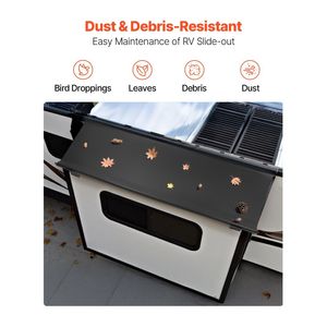 Tenda scorrevole per camper Heavy Duty da 7 e 12 pollici, resistente alle intemperie, in tessuto di ricambio per tendalino camper, accessori esterni per camper - Product Image 2