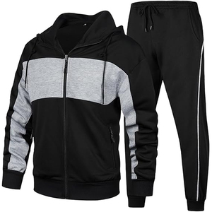 Forro de tela absorbente dentro de la chaqueta para control del sudor, paneles acolchados en las axilas para una mayor movilidad, chándal deportivo para equipos. - Product Image 1