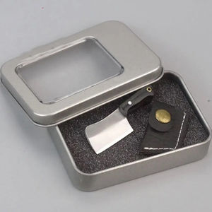 Burraq DIY OEM Cuchillo de Chef Personalizado Hecho a Mano de Grado Industrial, Juego de Cuchillos de Cocina en Miniatura de Acero de Damasco, 3 Cuchillas - Product Image 6