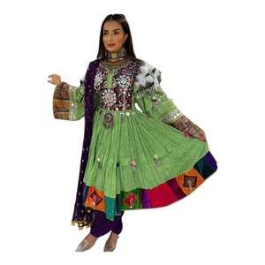 Fashionable Afghani Casual <b>Dresses</b> Traditional Handmade Embroidery Boho Maxi <b>Dress</b> for Women Wholesale - Product Image 1