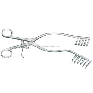 Precio de Fábrica: Retractores A-1 VERITAS Adson, Afilados y Obtusos, 5 x 6 Dientes, Acero Inoxidable |   Kit de suturas, instrumento médico - Product Image 2