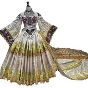 Robes afghanes ethniques tribales Banjara vintage pour femmes, best-sellers 2026, avec taille naturelle, fermetures éclair et dentelle, robes de mariée - Product Image 1