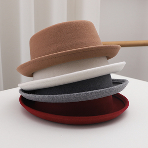 Classic Western Cowboy Short Brim <b>Hat</b> for Men and Women Vintage Ranch Rodeo Outdoor Fashion Felt Style Cap - Product Image 5