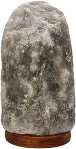 Lámpara de Sal del Himalaya Gris, Decorativa Feng Shui, Hecha a Mano, Portátil, Decoración para el Hogar, Certificada CE - Product Image 3