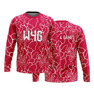 Chemises de sport personnalisées pour hommes de haute qualité, écologiques, 100% polyester, légères, à séchage rapide, extensibles, maillots de sport - Product Image 3