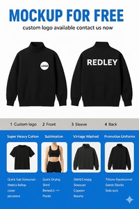 เสื้อคอเต่าโอเวอร์ไซส์สำหรับผู้หญิง ผ้าฟลีซหนานุ่ม ปักโลโก้ด้านหน้าตามสั่ง สวมใส่สบาย ทรงหลวม อุ่นสบายสำหรับฤดูหนาว - Product Image 3
