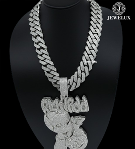 Pendentif exclusif entièrement serti de diamants, bijoux hip-hop, pièce audacieuse et remarquable, vente en gros, meilleur prix auprès d'un fournisseur indien - Product Image 2