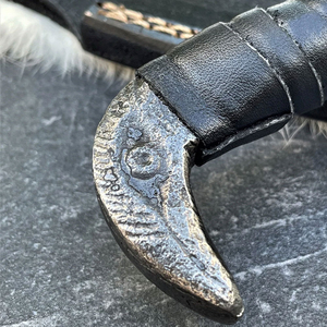 Handmade High Carbon Steel Viking Hunting Survival Knife Fine Leather Sheath DIY Hand Forged Handle Outdoor - Product Image 5