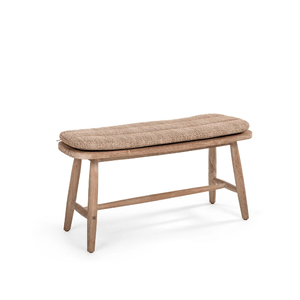Furniture Faye Modern Solid Wood Bench with Durable <b>Foam</b> Seat-Eco-Friendly Outdoor <b>Seating</b> for Parks and Gardens - Product Image 3