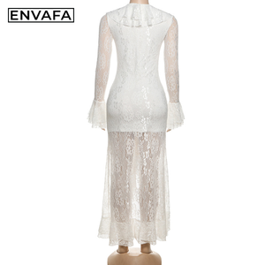 Robes longues de luxe décontractées pour femmes, sexy et élégantes, en polyester écologique, coupe ajustée, fabricant de robes sur mesure pour femmes - Product Image 2