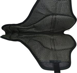 Tapis d'équitation sans selle avec étriers |   Selle de cheval sans arceau doublée de fausse fourrure |   Équipement d'équitation confortable - Product Image 5