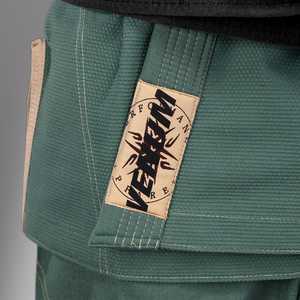 Venume - Fabricación Directa de Fábrica, Kimono de Jiu-Jitsu Brasileño (BJJ) Verde, Hecho a Medida, Material de Algodón para Competición Profesional, Ropa de Artes Marciales - Product Image 3