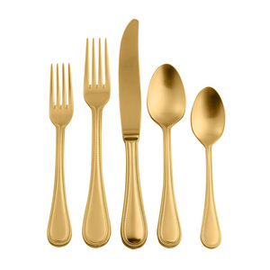 Juego de Cubiertos de Acero Inoxidable de Lujo Contemporáneo, Juego de Cubiertos con Acabado Espejo, Cuchara, Tenedor y Cuchillo - Product Image 1