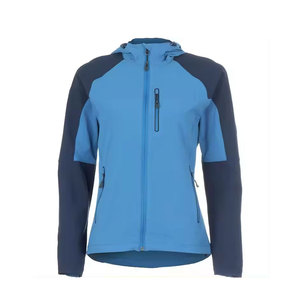 Econex Sports Outdoor Canvas Softshell Jackets Mesh Breathable Waterproof Quick-Dry Windproof Hooded Reflective <b>Strips</b> Front - Product Image 4