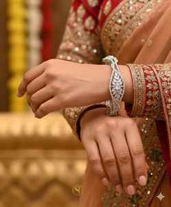 กำไลทองชุบคุณภาพดีเยี่ยมสำหรับผู้หญิง เหมาะสำหรับงานแต่งงานและงานเลี้ยง  ราคาสุดคุ้มค่า - Product Image 6