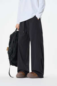 Pantalones Deportivos Personalizables de Alta Calidad para Hombre/Mujer, de Lona, Poliéster/Algodón, Estilo Vintage Oscuro, Ecológicos, Antiarrugas y de Secado Rápido - Product Image 4