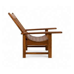 Solid Teak Wood Outdoor Lounge Chair Set with <b>Round</b> Coffee <b>Table</b> Modern <b>Patio</b> Garden Villa Resort Furniture for Hotel - Product Image 5