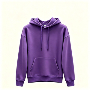 เสื้อฮู้ดครอปแขนยาวสีพื้นถักนิตติ้งลำลองสำหรับผู้หญิง ออกแบบโลโก้ได้ตามต้องการ เสื้อฮู้ดถักนิตติ้งทนทานสำหรับฤดูใบไม้ร่วง - Product Image 1