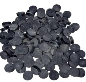 Botón a Presión de Cuerno de Búfalo Natural de Alta Calidad, Diseño Redondo Sin Agujero, del Principal Fabricante de Botones Negros de la India - Product Image 4