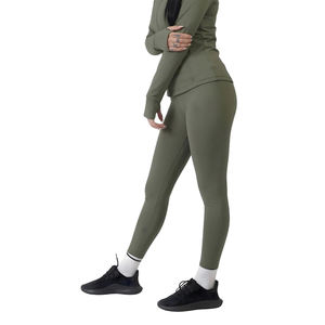 Leggings de sport et yoga pour femmes de haute qualité, taille haute, compression, tissu extensible, vêtements de sport avec logo personnalisé - Product Image 2