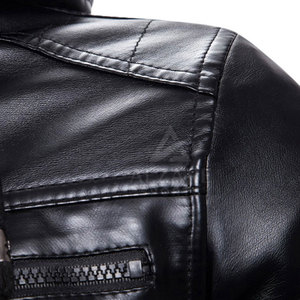 Elegante Chaqueta de Invierno con Capucha de Cuero, Cordón Ajustable y Forro Térmico Suave - Product Image 5
