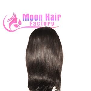 Peluca de Cabello Humano Remy Indio Premium para Unidad Frontal de Encaje Sedoso, Línea de Cabello Natural, Sin Pegamento, Densidad Completa, Lista para Usar, Venta al por Mayor - Product Image 6
