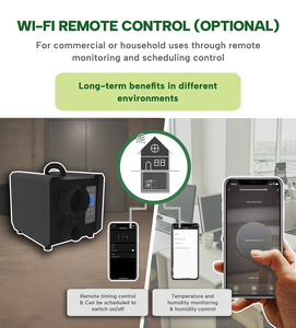 Deshumidificador comercial de 850W con control por aplicación para uso en lavanderías - Product Image 5