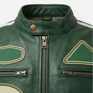 Chaqueta de Motociclista de Cuero Genuino para Hombre de la Mejor Calidad, Nueva Colección de Invierno, Chaquetas de Motocicleta con Protecciones Desmontables Personalizadas - Product Image 4