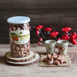 Offre Spéciale en Gros Noix de Cajou Grillées Non Décortiquées Biologiques 380g Premium Salées W240 en Pot Rond Meilleure Valeur Exportation Vietnam - Product Image 2