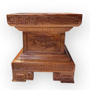 Pedestal de Exhibición de Madera de Huong Tradicional, Hecho a Mano, Duradero, para Decoración del Hogar y el Altar - Product Image 2