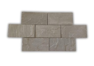 Panneaux de placage en pierre naturelle Ashen Ridge, feuilles de pierre flexibles pour revêtement mural intérieur et extérieur, usage décoratif - Product Image 4