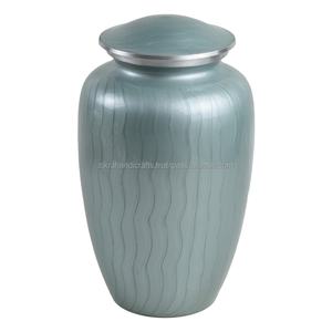 Urnes commémoratives en émail coloré, Design indien fait à la main, décoration de la maison, Mini urnes à souvenirs, meilleures ventes, fournitures enterrements en métal pour animaux de compagnie - Product Image 1