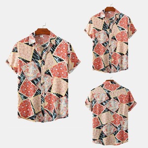 เสื้อเชิ้ตชายหาดแขนสั้นพิมพ์ลายดอกไม้เขตร้อนสไตล์ฮาวายสำหรับผู้ชาย เหมาะสำหรับวันหยุดฤดูร้อน - Product Image 3