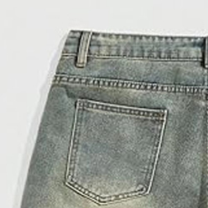 High Quality Low Rate <b>Men's</b> Casual <b>Elastic</b> <b>Waist</b> <b>Denim</b> <b>Shorts</b> Summer Workout 100% Cotton <b>Denim</b> <b>Shorts</b> - Product Image 3