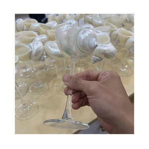 Verre à vin artisanal haut de gamme en coquillage naturel, vaisselle côtière pour l'hôtellerie de villégiature et le marché des cadeaux - Product Image 5