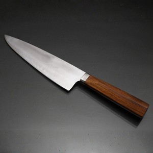 Couteau de chef professionnel fait main en acier inoxydable, lame tranchante comme un rasoir, manche en bois de rose, ambidextre, finition polie haute brillance, couteau de cuisine - Product Image 4