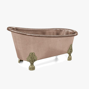 Bañera Decorativa de Cobre para Baño con Patas y Acabado en Cobre Marino para Decoración de Hogares y Hoteles - Product Image 5