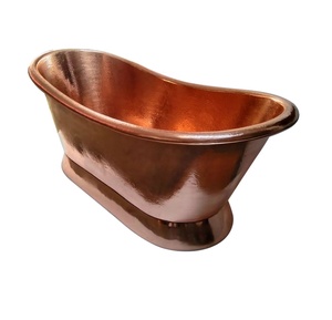 Baignoire autoportante sur pattes en cuivre à double paroi artisanale de haute qualité à vendre Fabricant grossiste en vrac - Product Image 1