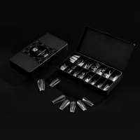 Puntas de Uñas de Gel Suave Naturales Stiletto XX-Long OEM de Fábrica, 600 Unidades, 14 Tamaños, Uñas Afiladas, Marca Privada, Envío Rápido