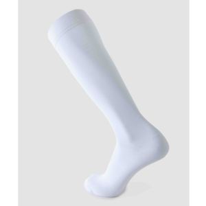 Chaussettes de football montantes PREMIUM couleur unie en Spandex/Polyester, écologiques, séchage rapide, respirantes, tricotées, coupe classique, style sportif - Product Image 1