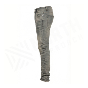 Pantalones Vaqueros de Mezclilla para Hombre de Alta Calidad, Corte Recto, Ajuste Regular, Algodón, Casuales, Venta al Por Mayor, OEM - Product Image 3