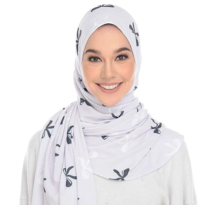Hiyab de Algodón Jersey para Mujer, Suave y Elástico, Pañuelo Musulmán de Moda, Bufandas y Chales de Seda - Product Image 6