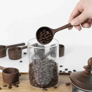 Cuillère doseuse à café en bois écologique avec une capacité de 10 ml/20 ml/30 ml, cuillère en bois naturel pour poudre de café et sucre - Product Image 5